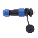SP13 4Pin Waterproof Panel Mount Circular Male Female Aviation Cable Connector Easy Use