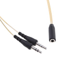 Headset Splitter Cable 3.5mm Female to 2 Male for PC Computer and Old Version Laptop Gold