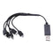 1/2/3/4/5 in1 USB Android Data Lines Micro USB Multi-Function Charging Connector Cables
