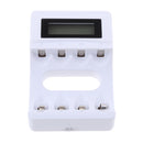 Universal 5V Fast 4 Way Slots Battery Charger For AA AAA NiMH Battery White
