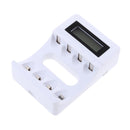 Universal 5V Fast 4 Way Slots Battery Charger For AA AAA NiMH Battery White
