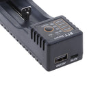 Universal 1 Slot Battery Charger For AA AAA 18650 NIMH NiCd Lithium Rechargeable Batteries
