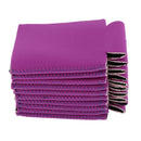 10 Pieces Stubby Holder Beer Bottle Can Cooler Insulated Chill Sleeve Purple