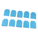 10 Pieces Stubby Holder Beer Bottle Can Cooler Insulated Chill Sleeve Blue