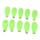 10Pcs Bottle Cooler Holder Neoprene Zipper Beer Chilling Full Cover Green