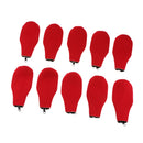 10Pcs Bottle Cooler Holder Neoprene Zipper Beer Chilling Full Cover Red