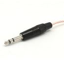 1pack 4.4mm Balanced Male to 6.35mm Balanced Female HiFi Audio Adapter Cable 6.35mm TRS Stereo Audio Cable,White