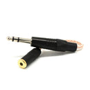 1pack 4.4mm Balanced Male to 6.35mm Balanced Female HiFi Audio Adapter Cable 6.35mm TRS Stereo Audio Cable,White