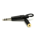 4.4mm Balance Male Plug To 6.35mm Balance Female (4.4mm To 6.35mm) Black