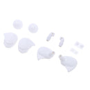 New Replacement Earpieces 10mm DIY In-Ear Headphones Custom Molded Earbuds White