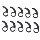10Pieces Silicone Earphone Ear Hooks Plugs For In-Ear Headphone 9MM-13MM Black
