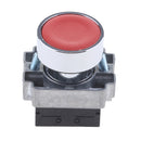 XB2-BA42 Momentary Round Self-Reset Flush Pushbutton Push Button Switch Flat 1 NC N/C 22mm Red
