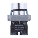 XB2-BA42 Momentary Round Self-Reset Flush Pushbutton Push Button Switch Flat 1 NC N/C 22mm Green