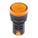 AD16-22DS 22mm Mounting 220V 20mA Energy Saving Yellow LED Indicator Light