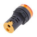 AD16-22DS 22mm Mounting 220V 20mA Energy Saving Yellow LED Indicator Light