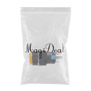 Non-Locked LED 16mm Dia Push On Button Switch Name Plastic Waterproof Yellow