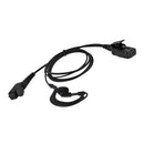 G Shape Earpiece Headset Headphone With Big PTT for Hytera Radio PD580 PD700 PD780 PT580H PT-580 etc
