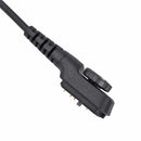 G Shape Earpiece Headset Headphone With Big PTT for Hytera Radio PD580 PD700 PD780 PT580H PT-580 etc