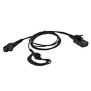 G Shape Earpiece Headset Headphone With Big PTT for Hytera Radio PD580 PD700 PD780 PT580H PT-580 etc