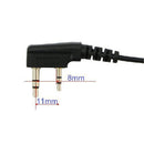 2 Pin PTT Walkie Headset With Microphone For KENWOOD QUANSHENG TYT BAOFENG