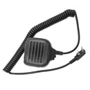 Two Way Radio Waterproof Remote Speaker Microphone Black with 3.5mm Jack