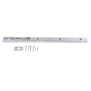 Door Flush Bolt - 16 Inch Concealed Security Door Lock For French Doors,Composite Doors,Wood Doors,Double Doors,Dummy Doors,Brush Stainless Steel Finish