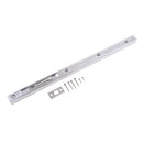 Door Flush Bolt - 16 Inch Concealed Security Door Lock For French Doors,Composite Doors,Wood Doors,Double Doors,Dummy Doors,Brush Stainless Steel Finish
