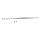 Door Flush Bolt - 18 Inch Concealed Security Door Lock For French Doors,Composite Doors,Wood Doors,Double Doors,Dummy Doors,Brush Stainless Steel Finish