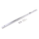 Door Flush Bolt - 20 Inch Concealed Security Door Lock For French Doors,Composite Doors,Wood Doors,Double Doors,Dummy Doors,Brush Stainless Steel Finish