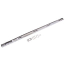 Door Flush Bolt - 24 Inch Concealed Security Door Lock For French Doors,Composite Doors,Wood Doors,Double Doors,Dummy Doors,Brush Stainless Steel Finish