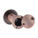 Entry Door Viewer Pure Copper HD 200 Wide Angle with Back Cover for 14mm Red Copper