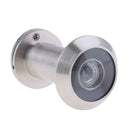 Entry Door Viewer Pure Copper HD 200 Wide Angle with Back Cover for 16mm Silver