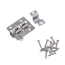 Stainless Steel Cabinet Door Latch Security Lock Bolt With Screws 2 Inch
