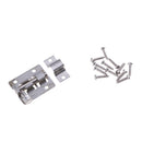 Stainless Steel Cabinet Door Latch Security Lock Bolt With Screws 2 Inch