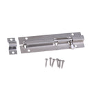 Stainless Steel Cabinet Door Latch Security Lock Bolt With Screws 4 Inch