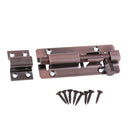 Door Latch Barrel Bolt Latch Hasp Stapler Gate Lock Safety 4inch 120mmx37mm