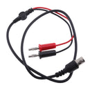 BNC Q9 to 2x Dual 4mm Test Leads Probe Cable Stackable Banana Plug 70cm- 1Piece