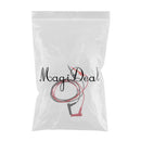 1 Pair Banana Plug to Test Hook Clip Probe Cables Multimeter Wire Leads - Black & Red
