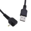 USB 3A Male Plug To 90 degrees 2.5*0.7mm Male DC Power Supply Cable