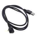 USB 3A Male Plug To 90 degrees 2.5*0.7mm Male DC Power Supply Cable