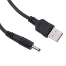 USB 3.0 A Male to DC 3.5*1.35mm 5 Volt DC Connector Charge Barrel Jack Power Cable Black