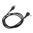 USB 3A Male Plug To 90 degrees 3.5*1.35mm Male DC Power Supply Cable