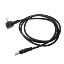 USB 3A Male Plug To 90 degrees 3.5*1.35mm Male DC Power Supply Cable