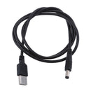 USB 3A Male To 5.5x2.1mm Male Charger DC Power Supply Cable