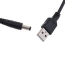 USB 3A Male To 5.5x2.1mm Male Charger DC Power Supply Cable