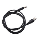 USB 3A Male To 5.5x2.1mm Male Charger DC Power Supply Cable