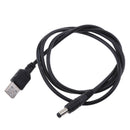 USB 3A Male To 5.5x2.1mm Male Charger DC Power Supply Cable