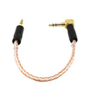 3.5mm 90 degree Premium Auxiliary Audio Cable AUX Cable for Headphones, iPods, iPhones, iPads, Home / Car Stereos and More
