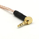 3.5mm 90 degree Premium Auxiliary Audio Cable AUX Cable for Headphones, iPods, iPhones, iPads, Home / Car Stereos and More