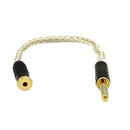 4.4mm Male to 2.5mm Female Balanced Cable Gold-Plated Audio TRRS Adapter for SONY WM1A/1Z PHA-2A and Astell&kern Layla Rosie Roxanne II AK T8iE MKII